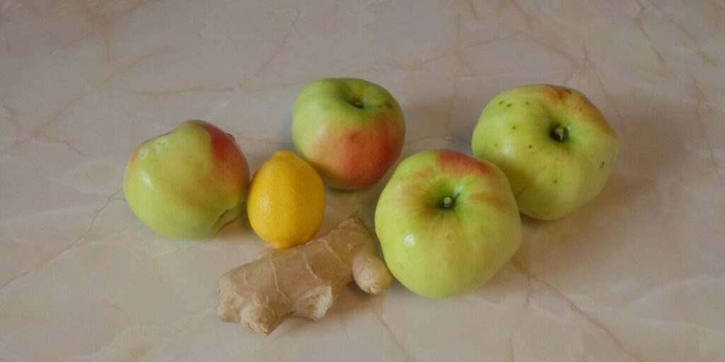 Gyömbéres almakompót hozzávalók